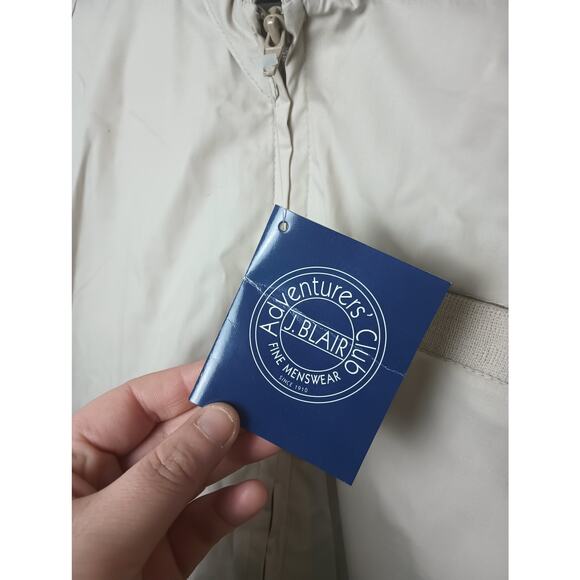 Vtg Adventures' Club J. Blair Jacket Tan 90s NWT Men's Size Large - Picture 2 of 6